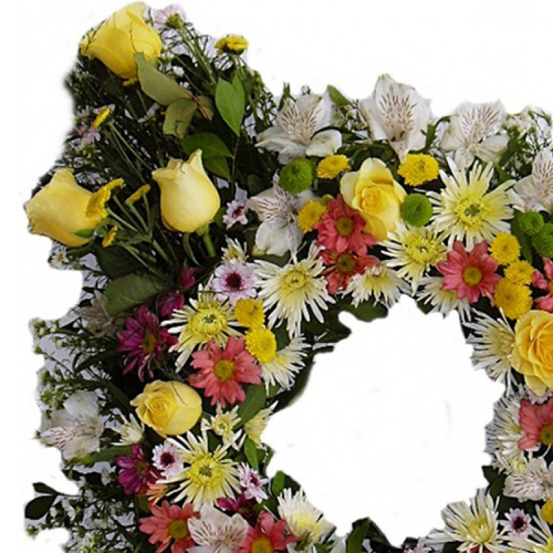 Coroa de Flor Enterro Dias Macedo - Coroa de Flores para Funeral