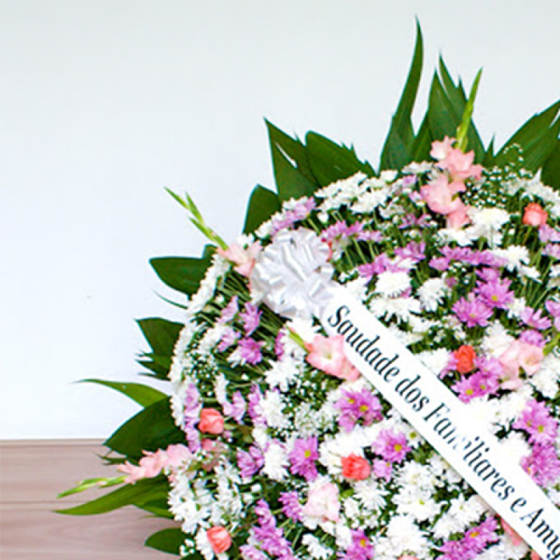 Coroa de Flores Velório sob Encomenda Pacajus - Coroa Funeral