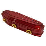 caixão de madeira personalizado Curio